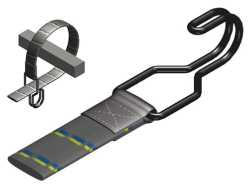 Perel Spanngurt, Doppelhaken, für Fahrrad, Motorrad, Auto, langlebig, strapazierfähig, 1200 x 25 mm Perel Spanngurt, Doppelhaken, für Fahrrad, Motorrad, Auto, langlebig, strapazierfähig, 1200 x 25 mm von Perel