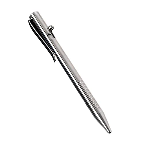 Perfeclan Luxus Druckkugelschreiber Titanlegierung Geburtstagsgeschenke Kugelschreiber 0,5 mm Point Action Pen für school Professional Executive, Helles Licht von Perfeclan
