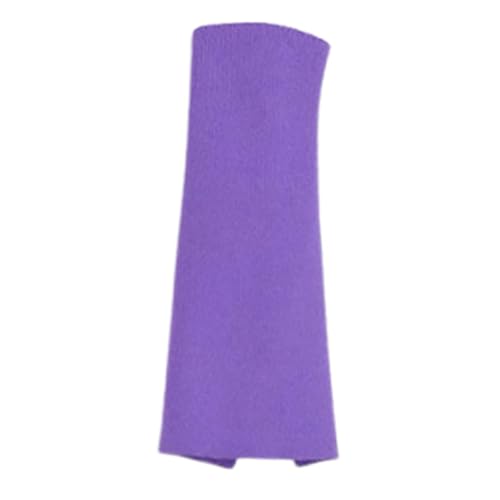 Perfeclan 1/12 Eng anliegendes Kleid-Outfit, stilvoll, ärmellose Kleidung, Mini-Maxikleid für 6 Zoll weibliche Puppen, Figur, Kostümzubehör, Hellviolett von Perfeclan