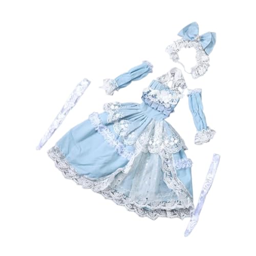 Perfeclan 1/3 Doll Prinzessin Kleider Doll Kleidung Fashion für Kinder Geburtstagsgeschenk, Bildungsfoto Requisiten Kostümkleid, für 60 cm Puppen, Hellblau Perfeclan 1/3 Doll Prinzessin Kleider Doll Kleidung Fashion für Kinder Geburtstagsgeschenk, Bildungsfoto Requisiten Kostümkleid, für 60 cm Puppen, Hellblau von Perfeclan