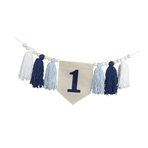 Perfeclan 1 Geburtstagsbanner für Hochstuhl Hochstuhl Banner Jungen Mädchen Kinderzimmer Dekor 1 Jahr Geburtstag Banner Erst Geburtstag Banner, Blau Perfeclan 1 Geburtstagsbanner für Hochstuhl Hochstuhl Banner Jungen Mädchen Kinderzimmer Dekor 1 Jahr Geburtstag Banner Erst Geburtstag Banner, Blau von Perfeclan