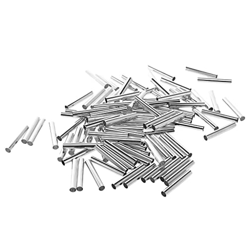 Perfeclan 100pcs Röhrchen Metallperlen Bastelperlen für Halskette DIY Schmuck Entdeckungen Machen, Silber, 30mm Perfeclan 100pcs Röhrchen Metallperlen Bastelperlen für Halskette DIY Schmuck Entdeckungen Machen, Silber, 30mm von Perfeclan