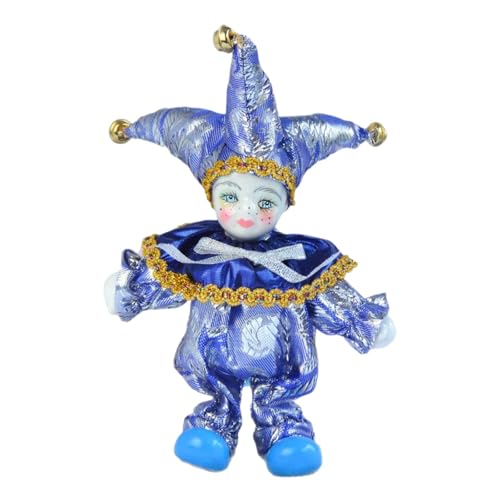 Perfeclan 19 cm Porzellan Clown Puppe Puppe Tischdekoration Halloween Dekoration Figur für Kunsthandwerk Sammlung Geburtstag Perfeclan 19 cm Porzellan Clown Puppe Puppe Tischdekoration Halloween Dekoration Figur für Kunsthandwerk Sammlung Geburtstag von Perfeclan