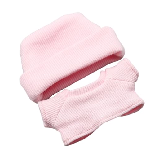 Perfeclan 2-teilige Kleidung für 17/15 cm Puppen-Outfits, einzigartige, schöne Accessoires, DIY-Anzieh-Hut und Oberteil-Kostüme für Puppen 5,91 Zoll/6,69 Zoll, Rosa Perfeclan 2-teilige Kleidung für 17/15 cm Puppen-Outfits, einzigartige, schöne Accessoires, DIY-Anzieh-Hut und Oberteil-Kostüme für Puppen 5,91 Zoll/6,69 Zoll, Rosa von Perfeclan