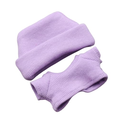 Perfeclan 2-teilige Kleidung für 17/15 cm Puppen-Outfits, einzigartige, schöne Accessoires, DIY-Anzieh-Hut und Oberteil-Kostüme für Puppen 5,91 Zoll/6,69 Zoll, Violett Perfeclan 2-teilige Kleidung für 17/15 cm Puppen-Outfits, einzigartige, schöne Accessoires, DIY-Anzieh-Hut und Oberteil-Kostüme für Puppen 5,91 Zoll/6,69 Zoll, Violett von Perfeclan