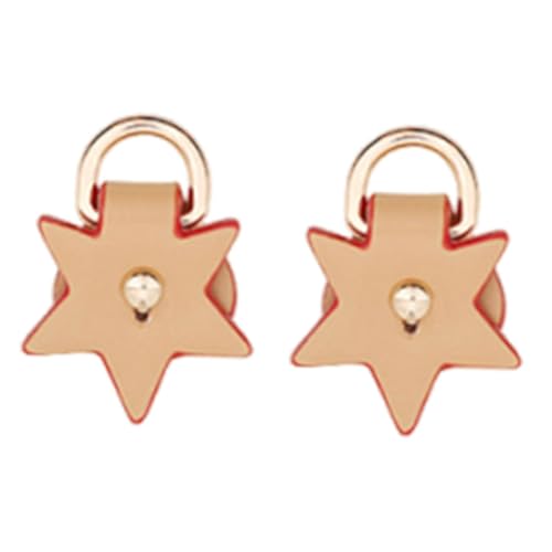 Perfeclan 2Pcs D Ringe für Geldbörse Punch Handwerk Gürtel Hardware Zubehör, Helles Khaki von Perfeclan