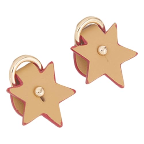 Perfeclan 2Pcs D Ringe für Geldbörse Punch Handwerk Gürtel Hardware Zubehör, Khaki von Perfeclan