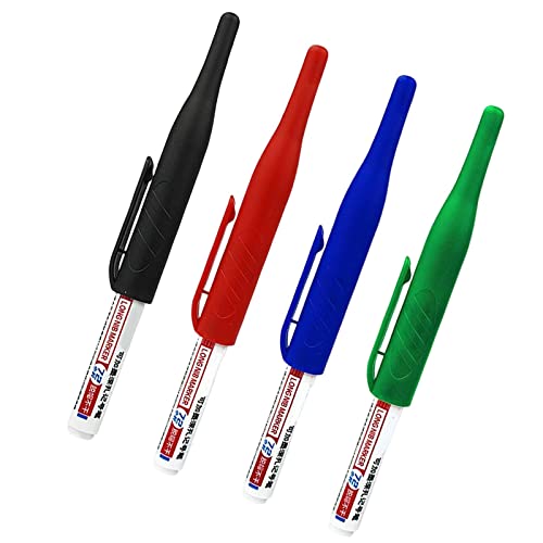 Perfeclan 4X Long Head Deep Reach Marker Holzbearbeitungstinte Refill Drawing Writing Long Nib Woodworker Pen Deep Hole Rock Wood Construction Perfeclan 4X Long Head Deep Reach Marker Holzbearbeitungstinte Refill Drawing Writing Long Nib Woodworker Pen Deep Hole Rock Wood Construction von Perfeclan