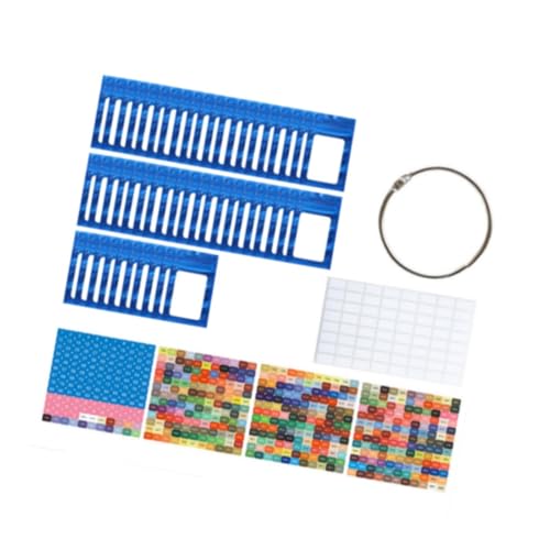 Perfeclan 50pcs kleine Perlen Organisator, Aufbewahrungsbeutel, Tool Accessoires, Selbstdichtbeutel mit Bindemittelringen, Blau von Perfeclan