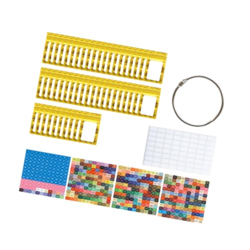 Perfeclan 50pcs kleine Perlen Organisator, Aufbewahrungsbeutel, Tool Accessoires, Selbstdichtbeutel mit Bindemittelringen, Gold von Perfeclan