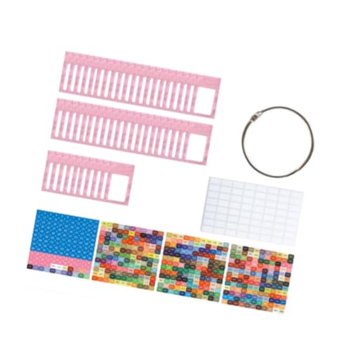 Perfeclan 50pcs kleine Perlen Organisator, Aufbewahrungsbeutel, Tool Accessoires, Selbstdichtbeutel mit Bindemittelringen, Rosa von Perfeclan