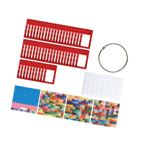 Perfeclan 50pcs kleine Perlen Organisator, Aufbewahrungsbeutel, Tool Accessoires, Selbstdichtbeutel mit Bindemittelringen, Rot Perfeclan 50pcs kleine Perlen Organisator, Aufbewahrungsbeutel, Tool Accessoires, Selbstdichtbeutel mit Bindemittelringen, Rot von Perfeclan