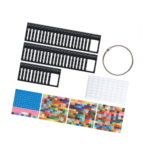 Perfeclan 50pcs kleine Perlen Organisator, Aufbewahrungsbeutel, Tool Accessoires, Selbstdichtbeutel mit Bindemittelringen, Schwarz Perfeclan 50pcs kleine Perlen Organisator, Aufbewahrungsbeutel, Tool Accessoires, Selbstdichtbeutel mit Bindemittelringen, Schwarz von Perfeclan