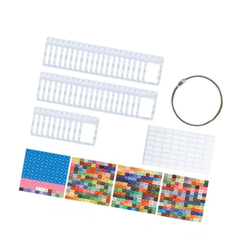 Perfeclan 50pcs kleine Perlen Organisator, Aufbewahrungsbeutel, Tool Accessoires, Selbstdichtbeutel mit Bindemittelringen, Weiß von Perfeclan