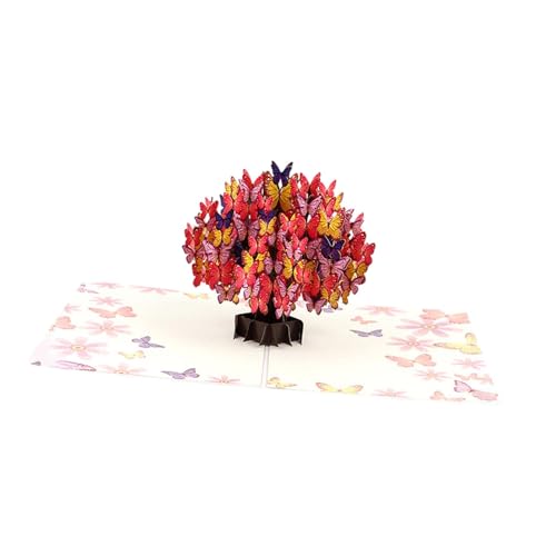 Perfeclan Butterfly Tree 3D -Grußkarte vier Farbdruck Handgefertigte 15x20 cm für Geburtstags Mehrzweckkartenpapier Mütter Tag Geschenk Perfeclan Butterfly Tree 3D -Grußkarte vier Farbdruck Handgefertigte 15x20 cm für Geburtstags Mehrzweckkartenpapier Mütter Tag Geschenk von Perfeclan