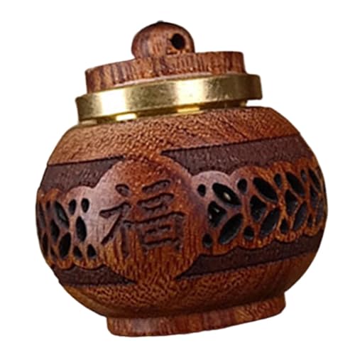 Perfeclan Geschnitzter Anhänger Aus Holz, Bastelbedarf, Handgefertigt, Hohles Taschenzubehör, Hängendes Ornament für Die Herstellung von Autoschmuck, Hängende D, Laternenform Perfeclan Geschnitzter Anhänger Aus Holz, Bastelbedarf, Handgefertigt, Hohles Taschenzubehör, Hängendes Ornament für Die Herstellung von Autoschmuck, Hängende D, Laternenform von Perfeclan