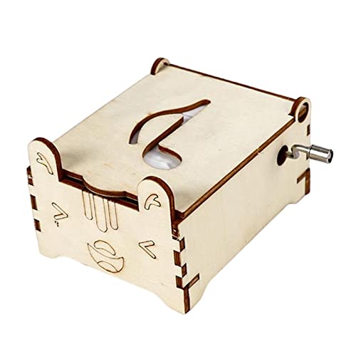 Perfeclan Handkurbel Spieluhr, Zusammenbaubares DIY Spielzeug, Hand Auge Koordination, Sammlerstücke, Lehrhilfe, Dekorativ für Wohnzimmer, Geburtstagsgeschenk, Perfeclan Handkurbel Spieluhr, Zusammenbaubares DIY Spielzeug, Hand Auge Koordination, Sammlerstücke, Lehrhilfe, Dekorativ für Wohnzimmer, Geburtstagsgeschenk, von Perfeclan