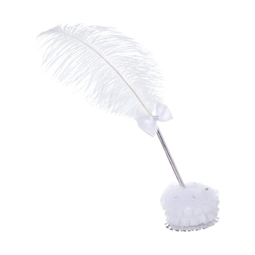 Perfeclan Hochzeitsschreiben Stiftballpoint Schreiben Stift Retro Design Feder elegant weiße Hochzeitsgeschenk für Schulbüro -Partyzubehör Perfeclan Hochzeitsschreiben Stiftballpoint Schreiben Stift Retro Design Feder elegant weiße Hochzeitsgeschenk für Schulbüro -Partyzubehör von Perfeclan
