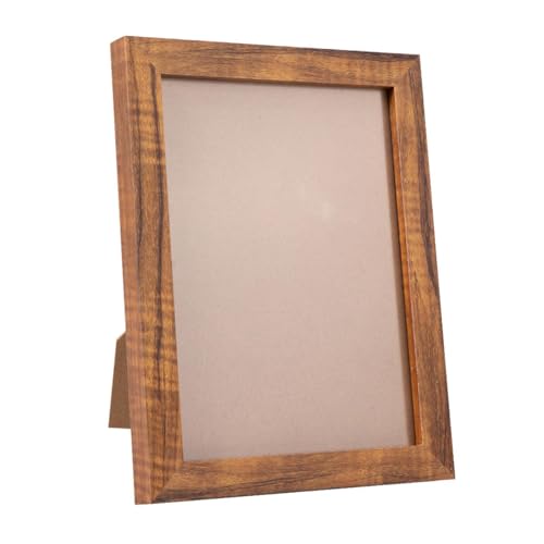 Perfeclan Holz Puzzle Rahmen Bilderrahmen Klassische dekorative Posterrahmen Fotorahmen für Schlafzimmer Dekoration Haus Kunstwerk Bürogeschenke, Dunkel von Perfeclan