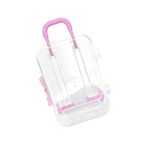Perfeclan Kofferform Einzigartige Schmuckschatulle, Schmuckkästchen, Verzierte Dekorative Schatzkisten, Rosa Perfeclan Kofferform Einzigartige Schmuckschatulle, Schmuckkästchen, Verzierte Dekorative Schatzkisten, Rosa von Perfeclan