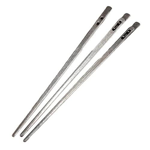 Perfeclan Ledernadel-Set für Handnähen, Großäugige Ledernadel für Lederprojekte, Zwei Löcher von Perfeclan