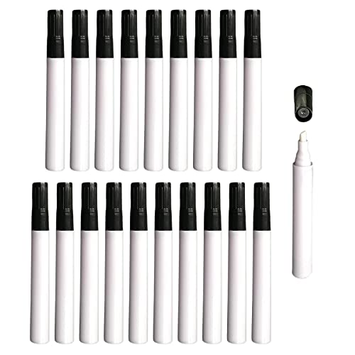 Perfeclan Leere befüllbare leere Farbe Touch Up Pen Rod Marker, Ölfarbe auf Wasserbasis füllen, 10 Stück - Weißer Stab schräg Perfeclan Leere befüllbare leere Farbe Touch Up Pen Rod Marker, Ölfarbe auf Wasserbasis füllen, 10 Stück - Weißer Stab schräg von Perfeclan