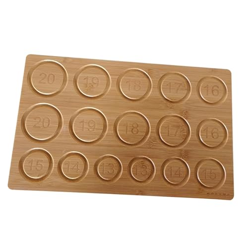 Perfeclan Perlenbrett aus Holz, Perlen-Design-Tablett, Schmuck-Design-Board aus Holz, Schmuck-Tablett-Organizer, Perlen-Design-Board, für Armband, Rund 44x27.5x1cm Perfeclan Perlenbrett aus Holz, Perlen-Design-Tablett, Schmuck-Design-Board aus Holz, Schmuck-Tablett-Organizer, Perlen-Design-Board, für Armband, Rund 44x27.5x1cm von Perfeclan