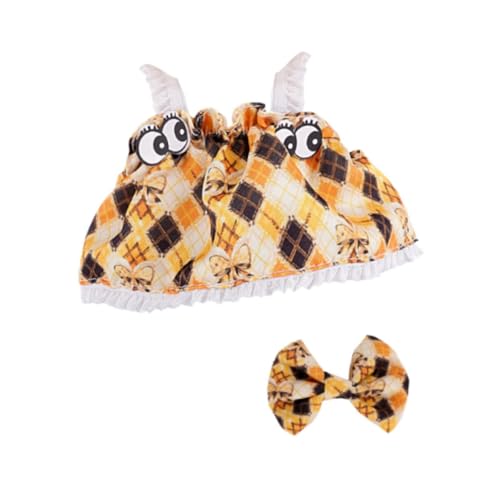 Perfeclan Plüschpuppe Hosentender Rock Kleidung DIY -Kostüme, Foto -Requisiten tun vor, Spielen mit Haarbogenscheibe Rock für 6,69 Zoll Puppe, Gelb Perfeclan Plüschpuppe Hosentender Rock Kleidung DIY -Kostüme, Foto -Requisiten tun vor, Spielen mit Haarbogenscheibe Rock für 6,69 Zoll Puppe, Gelb von Perfeclan