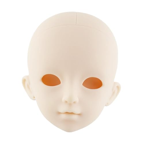 Perfeclan Puppenkopf, Babypuppenkopf-Zubehör, Spielzeugpuppe ohne Make-up, Einzelkopf-Ersatz, Übungs-Make-up-Spielzeug zum Schminken der Puppe, 48 cm A1 Perfeclan Puppenkopf, Babypuppenkopf-Zubehör, Spielzeugpuppe ohne Make-up, Einzelkopf-Ersatz, Übungs-Make-up-Spielzeug zum Schminken der Puppe, 48 cm A1 von Perfeclan