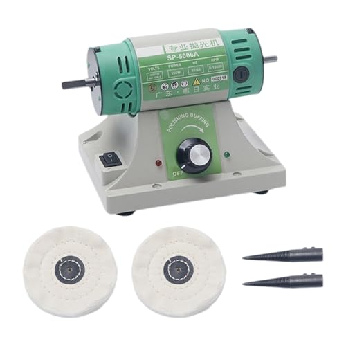 Perfeclan Schmuckpolierer, Tischpoliermaschine, EU-Stecker, Tischpoliermaschine, für Maschinenmetall Perfeclan Schmuckpolierer, Tischpoliermaschine, EU-Stecker, Tischpoliermaschine, für Maschinenmetall von Perfeclan