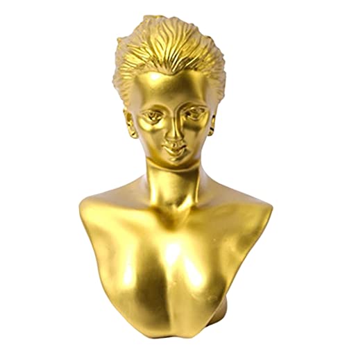 Perfeclan Schmuckständer, Raumdekoration, Professionell, Harzskulptur, Organisator, 3D Figur, Statue für Ohrringe, Anhänger, Hals, Gold Perfeclan Schmuckständer, Raumdekoration, Professionell, Harzskulptur, Organisator, 3D Figur, Statue für Ohrringe, Anhänger, Hals, Gold von Perfeclan