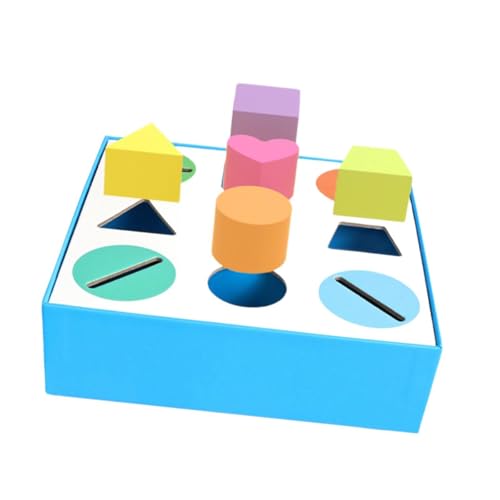 Perfeclan Sortierbox mit 9 Löchern, Farb- und Formsortierbox, Lernspielzeug für Vorschulkinder, Lernspielzeug Perfeclan Sortierbox mit 9 Löchern, Farb- und Formsortierbox, Lernspielzeug für Vorschulkinder, Lernspielzeug von Perfeclan