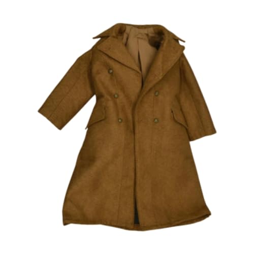 Perfeclan Trench Coat 1/6 Skala Männliche Figur Puppe Kleidung Stylish Trepy Toy Collection Kostüm für 12 -Zoll von Perfeclan