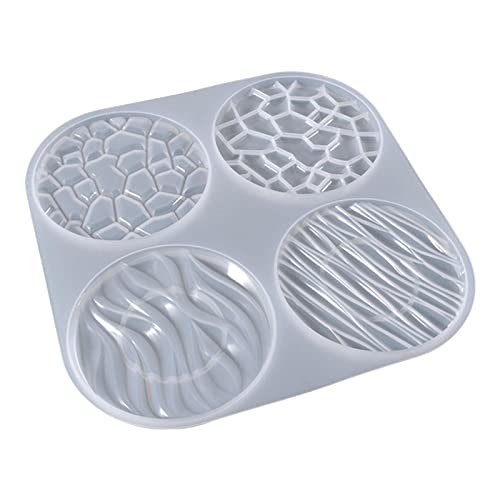 Perfeclan Untersetzer Gießen Epoxidharz DIY Handwerk Verbrühungsschutz Dekorativer Untersetzer Cup Mat Casting für Home Desktop Dekoration Untersetzer Zubehör, mit Basis Perfeclan Untersetzer Gießen Epoxidharz DIY Handwerk Verbrühungsschutz Dekorativer Untersetzer Cup Mat Casting für Home Desktop Dekoration Untersetzer Zubehör, mit Basis von Perfeclan
