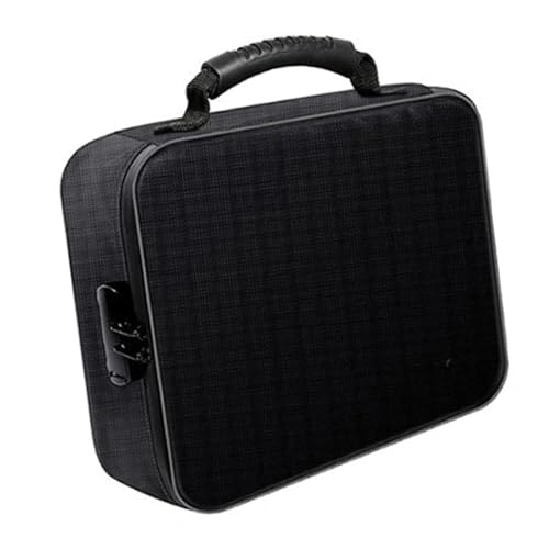 perfeclan, feuerfester Aktenaufbewahrungskoffer mit Schloss und Griff, Handtaschen-Organizer-Box für Geschenke, Zertifikate, Zuhause, Style A perfeclan, feuerfester Aktenaufbewahrungskoffer mit Schloss und Griff, Handtaschen-Organizer-Box für Geschenke, Zertifikate, Zuhause, Style A von Perfeclan