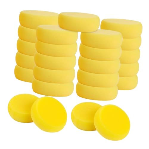 perfeclan 25 Stück Malschwämme für Kinder, Malkunst, Wohnaccessoires, Zeichenwerkzeuge, gelbe Künstlerschwämme für Aquarellmalerei, Jungen und Kinder perfeclan 25 Stück Malschwämme für Kinder, Malkunst, Wohnaccessoires, Zeichenwerkzeuge, gelbe Künstlerschwämme für Aquarellmalerei, Jungen und Kinder von Perfeclan