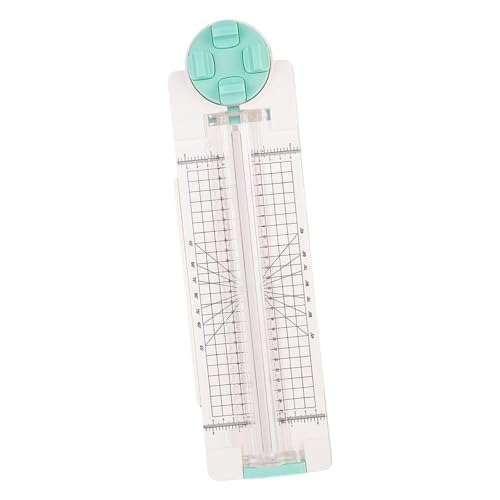 perfeclan 4-in-1-Papierschneider, Schneidemaschine für Bastelpapier, gerade, gewellte, gepunktete Rillen für Postkarten, Karten, Fotos, GrÜn perfeclan 4-in-1-Papierschneider, Schneidemaschine für Bastelpapier, gerade, gewellte, gepunktete Rillen für Postkarten, Karten, Fotos, GrÜn von Perfeclan