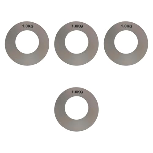 perfeclan 4PCS Langhantel Gewicht Aufkleber Langhantel erinnern Etiketten mit Gewichtsbezeichnungsaufklebern für Trainingstrainer der Innenausstattung im, 1.0 Kg von Perfeclan