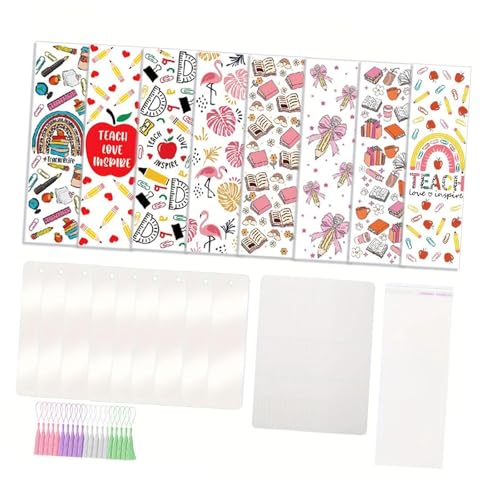 perfeclan Acryl Lesezeichen Klare Lesezeichen für Buchliebhaber für Kinder Klassenzimmer mit Farbenfrohen Quasten für DIY Craft Book Page Marks, Stil c perfeclan Acryl Lesezeichen Klare Lesezeichen für Buchliebhaber für Kinder Klassenzimmer mit Farbenfrohen Quasten für DIY Craft Book Page Marks, Stil c von Perfeclan