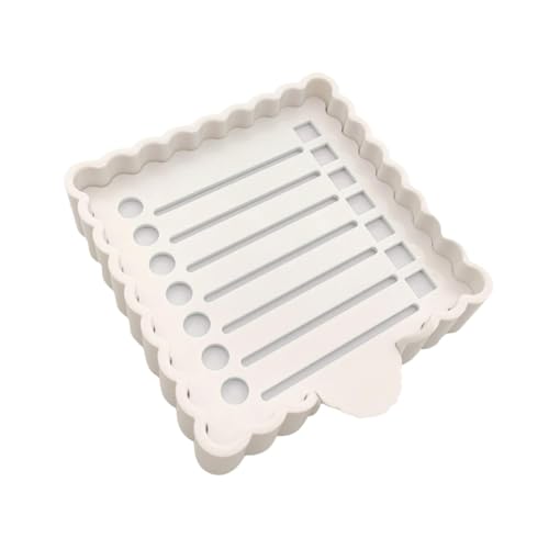 perfeclan Haftnotizhalter mit Schablone, Notizspender, selbstklebender Notizblockhalter, Organizer für Arbeit, Familie, 7,6 x 7,6 cm, Notizblöcke, Kollegen, Weiß perfeclan Haftnotizhalter mit Schablone, Notizspender, selbstklebender Notizblockhalter, Organizer für Arbeit, Familie, 7,6 x 7,6 cm, Notizblöcke, Kollegen, Weiß von Perfeclan