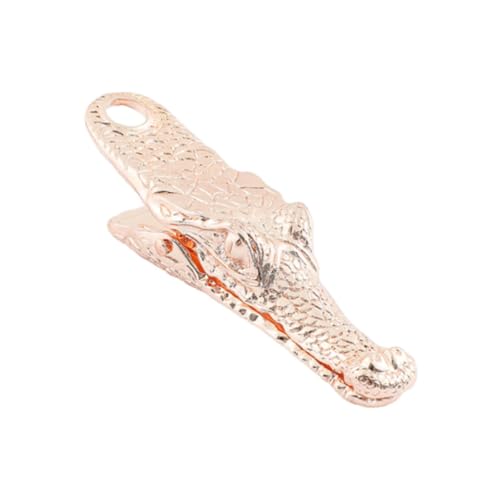perfeclan Krokodilförmiger Büroklammer-Seitenhalter, Geburtstagsgeschenk, multifunktionales Basteln, lebendige Buchklammer, Papierklammer zum Lesen von, Roségold perfeclan Krokodilförmiger Büroklammer-Seitenhalter, Geburtstagsgeschenk, multifunktionales Basteln, lebendige Buchklammer, Papierklammer zum Lesen von, Roségold von Perfeclan