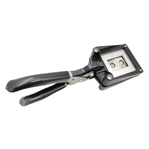 perfeclan Passfotoschneider, manueller Schneider, Stanzer, Hand-Bildschneider, Papierschneidewerkzeug für Büro, Zuhause, Schule, öffentliche Ausweisfotos, 3.2 Cm X 2.5 Cm von Perfeclan
