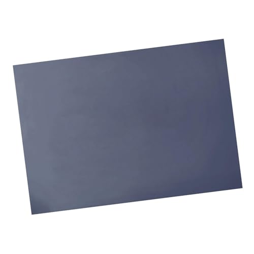 perfeclan Stempelstempelblatt A4 Größe Gravur Matte Gravur -Werkzeug für Gravurmaschinen Gummi -Pad glatt flexibel für persönliche, Grau von Perfeclan