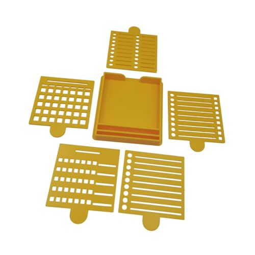 perfeclan Sticky Note Holder, der mit 5 Schablonen sparen, notepad organisierte Büro -Schreibwarenbedarf für Home School Desktop, Gelb perfeclan Sticky Note Holder, der mit 5 Schablonen sparen, notepad organisierte Büro -Schreibwarenbedarf für Home School Desktop, Gelb von Perfeclan