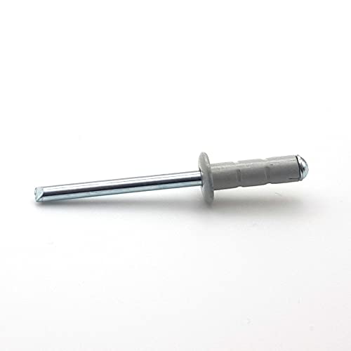 Perffixe Nieten 4,8x15mm RAL 7035 Lichtgrau Aluminium DIN 7337A Teilgewinde Spitze Typ C Zylinder Innensechskant Phillips Aluminium 100 Stück von Perffixe