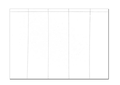 Perforierte Etikettenbögen, Einstecketiketten für Etikettenhalter, 100 mm x 30 mm, Weiß (100-er Pack) von Perforierte Etikettenbögen