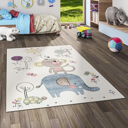 Maui Kinder Teppich Kids Lustige Tiere Creme Bunt in 3 Größen Maui Kinder Teppich Kids Lustige Tiere Creme Bunt in 3 Größen von Pergamon