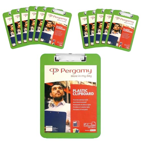 Pergamy 900014 Dokumententasche, Grün, 12 Stück von Pergamy