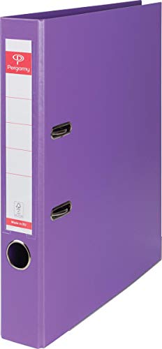 Pergamy 900865 Ordner Vollkunststoff A4 5cm violett Pergamy 900865 Ordner Vollkunststoff A4 5cm violett von Pergamy