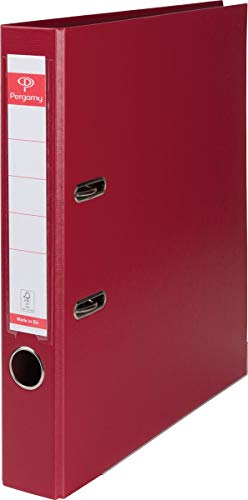Pergamy 900867 Ordner Vollkunststoff A4 5cm burgunderrot Pergamy 900867 Ordner Vollkunststoff A4 5cm burgunderrot von Pergamy
